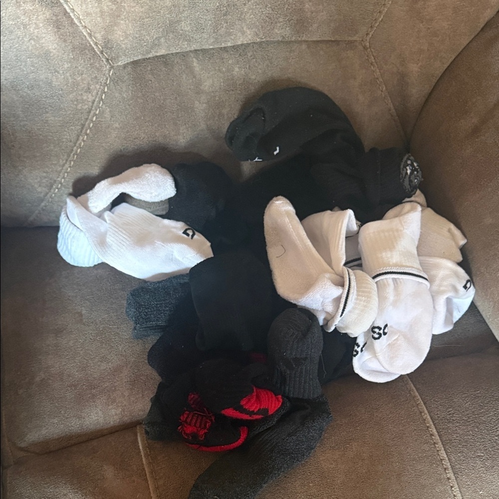 Black and White Socks Collection